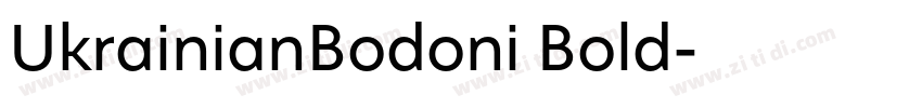 UkrainianBodoni Bold字体转换 UkrainianBodoni Bold字体转换